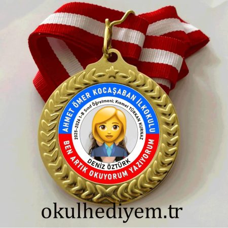 Öğrenci resimli madalya yaptırma